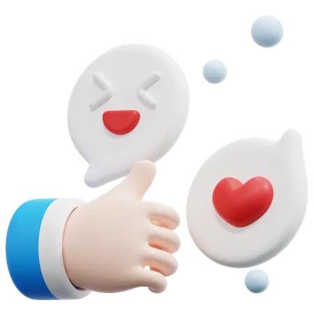 Reaction  3D Icon