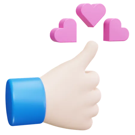 Réaction amoureuse  3D Icon