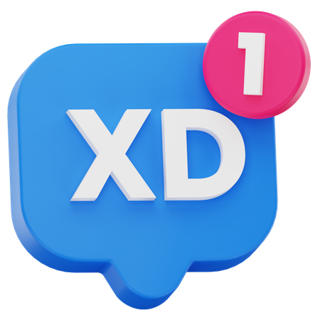 Reaction notification  3D Icon