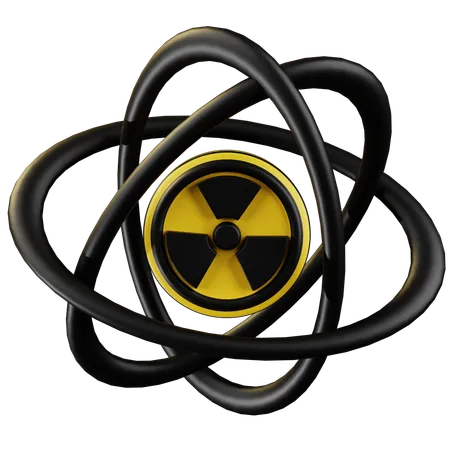 Reactive Nuclear  3D Icon