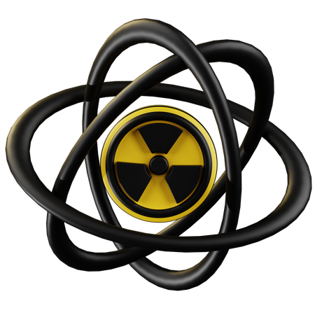 Reactive Nuclear  3D Icon