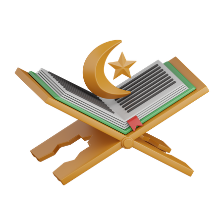 Read Al Quran  3D Icon