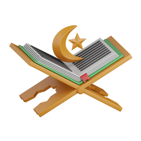Read Al Quran  3D Icon