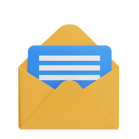 Read Email  3D Icon