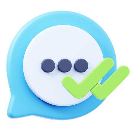 메시지를 읽다  3D Icon