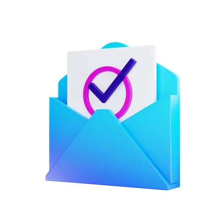Read Messages 3D Icon