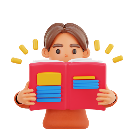 Reading  3D Icon