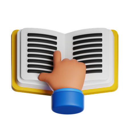 Reading  3D Icon
