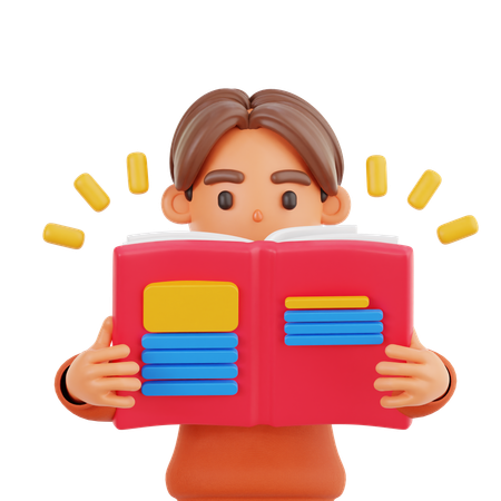 Reading  3D Icon