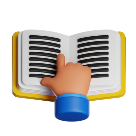 Reading  3D Icon