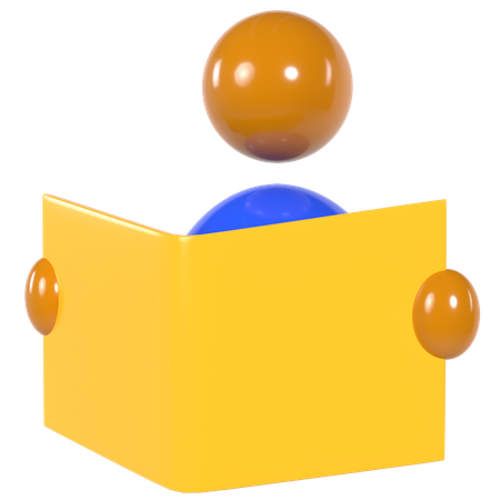 Reading  3D Icon