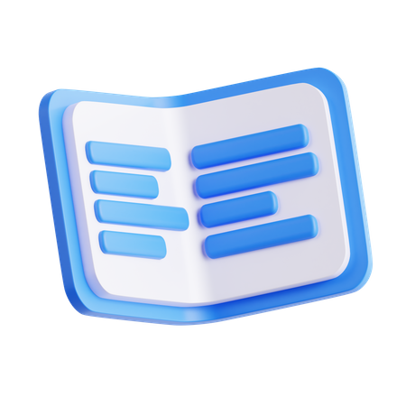 Reading  3D Icon