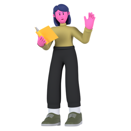 Reading  3D Icon