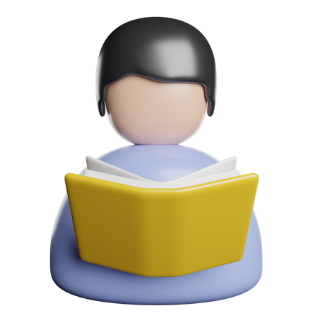 Reading  3D Icon