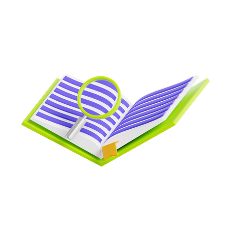 Reading Book  3D Icon