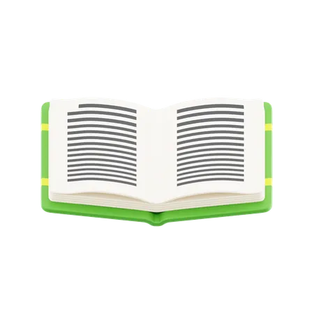 Reading Book  3D Icon