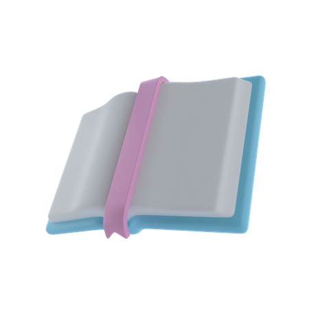 Reading Book  3D Icon