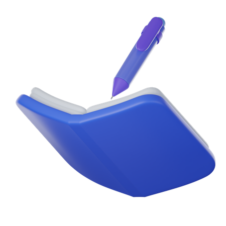 Reading Book  3D Icon