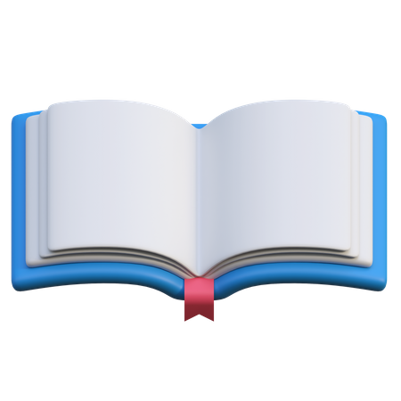 Reading Book  3D Icon