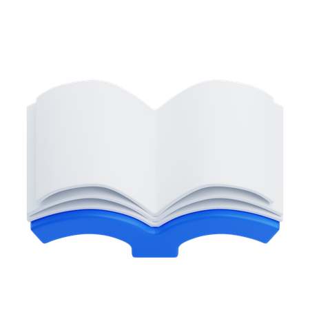 Reading Book  3D Icon