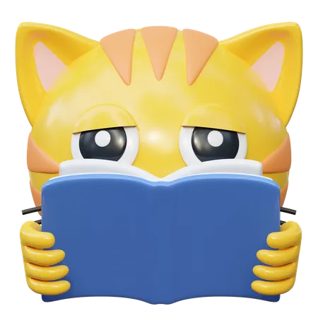 Reading Book  3D Icon