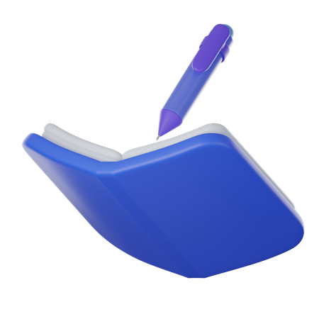 Reading Book  3D Icon
