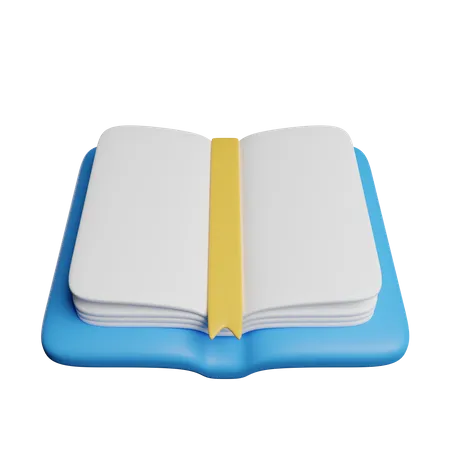 Reading Book  3D Icon