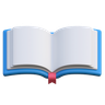 reading book emoji 3d