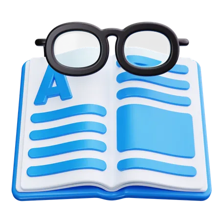 Reading Glasses  3D Icon