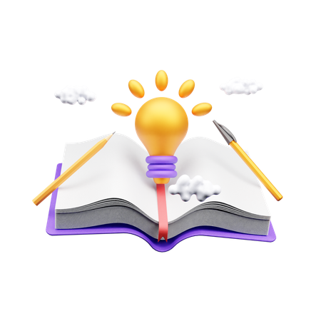 Reading Idea  3D Icon