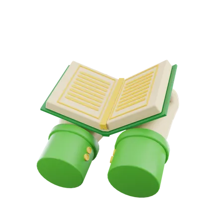 Reading Quran  3D Icon