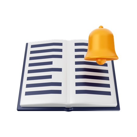 Reading Reminder  3D Icon