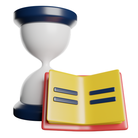 読書の時間  3D Icon