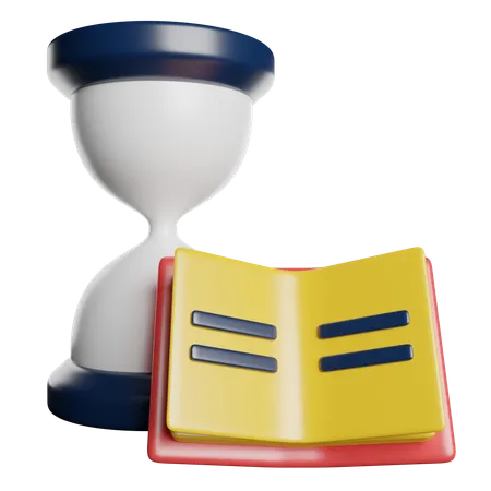 読書の時間  3D Icon