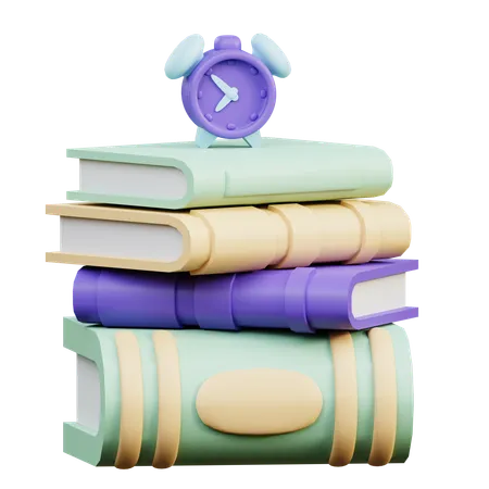 Reading Time  3D Illustration