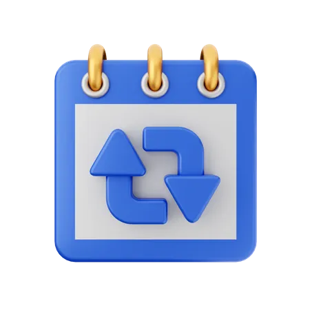 Remarcar data  3D Icon