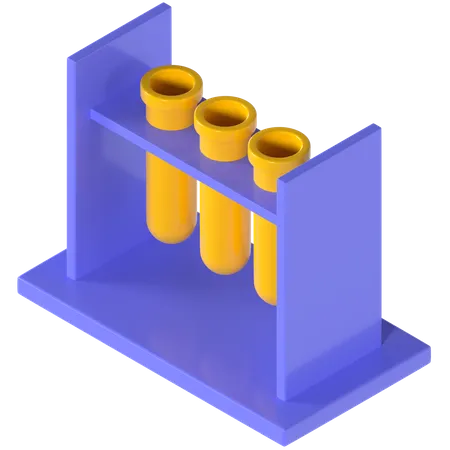 Reagenzglas  3D Icon