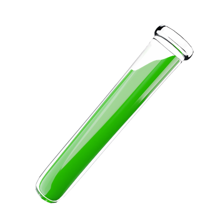 Reagenzglas  3D Icon