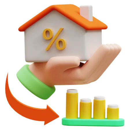 Real Estate  3D Icon