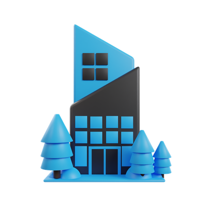 Real Estate  3D Icon