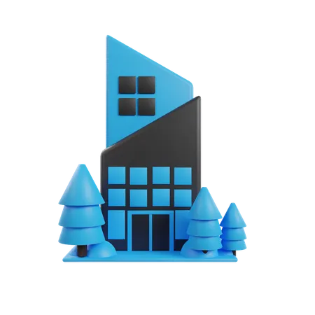 Real Estate  3D Icon