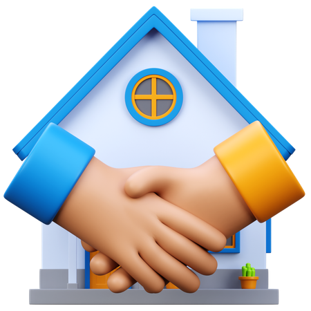 Real Estate Agreement  3D Icon