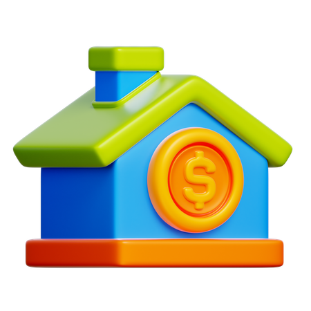 Real estate asset  3D Icon