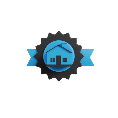 Real Estate Badge  3D Icon