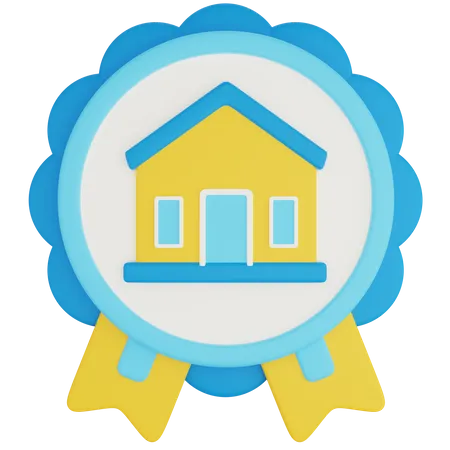 Real Estate Badge  3D Icon