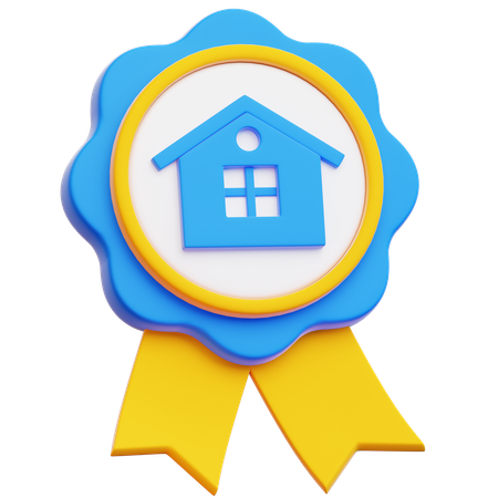 Real Estate Badge  3D Icon