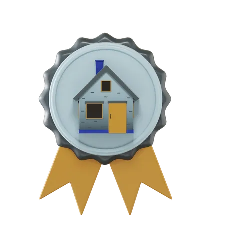 Real Estate Badge  3D Icon