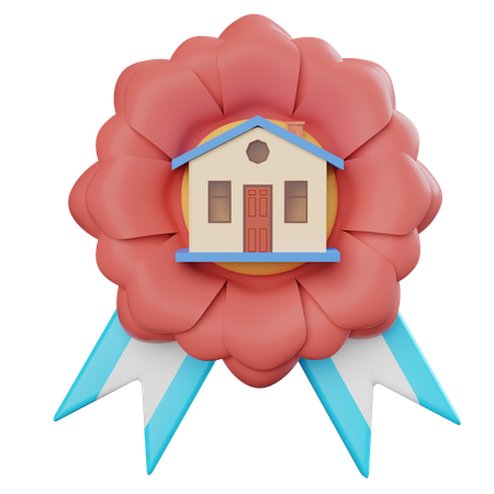 Real Estate Badge  3D Icon