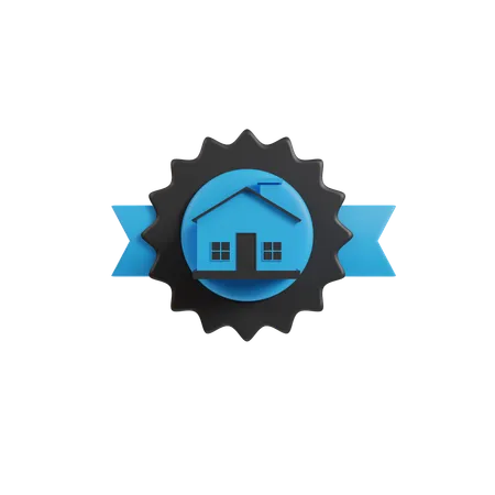 Real Estate Badge  3D Icon