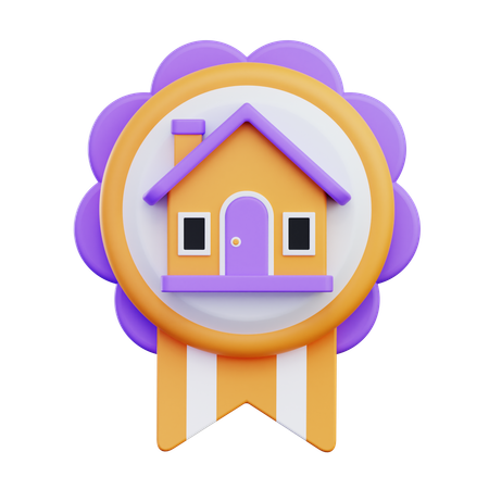 Real Estate Badge 3D Icon